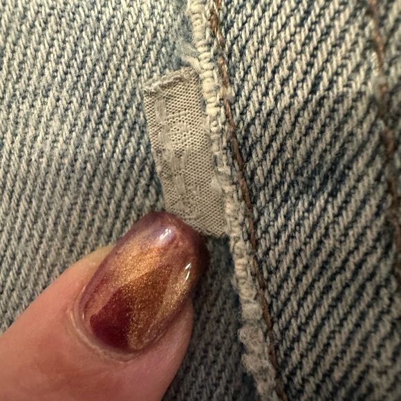 Women's Distressed Denim Shorts - Blue by Silver Tab - Picture 10 of 10